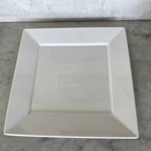 THRESHOLD Porcelain Square White Dinner Plate - Picture 6 of 14